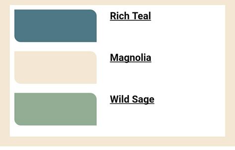 Magnolia colour scheme Magnolia Colour Scheme, Magnolia Colour Palette, Magnolia Color Palette, Magnolia Paint Colors, Hallway Colour Schemes, Crown Paint, Beige Living Room Decor, Nursery Paint, Magnolia Room