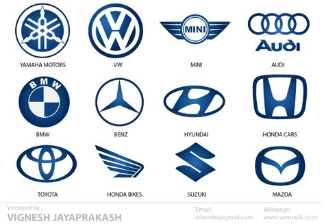 Automotive Logos Free Vector Auto Logos, All Car Logos, Car Symbols, Car Brands Logos, Logo Quiz, Logo Design Inspiration Creative, Automotive Logo, Honda Cars, Car Logo