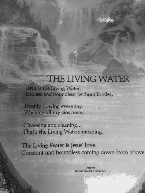 The Living Water Florida Water Prayer, Water Scripture, Scripture About Water, Living Water Scripture, Flow Quotes, Rivers Of Living Water Scriptures, John 7:38 Living Water, Water Quotes, Slim Diet