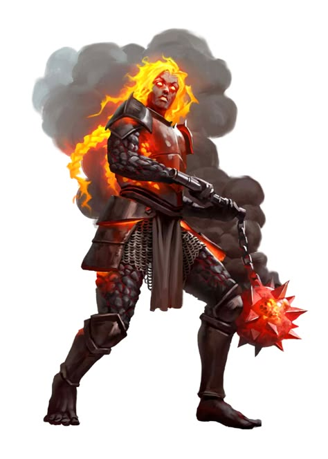 Male Fire Giant Fighter - Kasmalogg - Pathfinder PFRPG DND D&D 3.5 5E 5th ed d20 fantasy Giants Dnd 5e, Fire Giant Art, Fire Giant Dnd, Fire Elemental Male, Fire Titan, Dnd Giant, Fire Giant, Storm Kings Thunder, Fire Giants