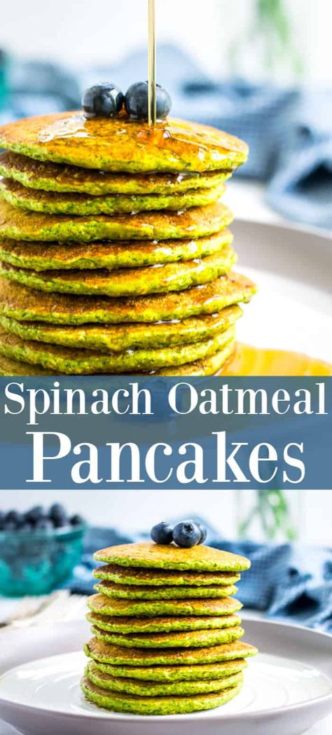 Pancake Ideas For Kids, Pancake Topping Ideas, Spinach Oatmeal, Make Pancakes From Scratch, From Scratch Pancakes, Pancakes Without Eggs, Potato Hash Breakfast, Gluten Free Oatmeal Pancakes, Scratch Pancakes