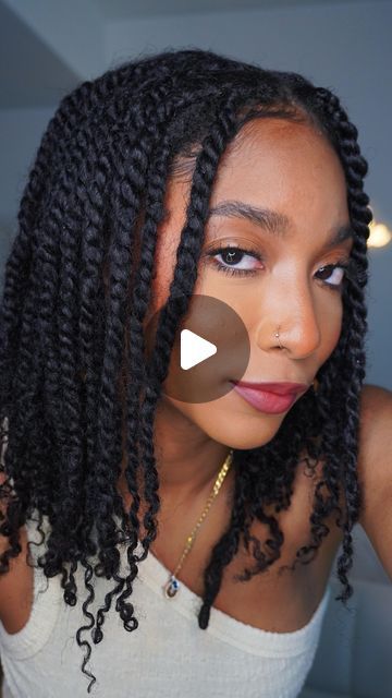 Jaila J. on Instagram: "The mini twist tutorial you’ve been waiting for ➿ SAVE this post for later!  My twists were one month old in this video and still looking like they grew straight from my scalp 😍   I just posted a YouTube video answering ALL your questions about these mini twists so click the link in my bio to watch 🔗   Products used:  @mielleorganics twisting soufflé @kisscolorsandcare edge fixer glued  @michebeauty_ mousse  human hair linked in my shop 🛍️   Follow @jaichanellie for more content like this ❣️  #jaichanellie #minitwists #naturalhair #protectivestyles #hairtutorial #hairideas #hairinspo #miamiinfluencer" Marly Twist Short, Mali Twist Braids, Two Strand Twist With Weave, Mini Marley Twists, Mini Twist Tutorial, Medium Twists, Mini Twists With Extensions, Edge Fixer, Mini Twists Natural Hair