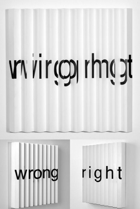 Point of View Visual Poetry | Anatol Knotek Installation Interactive, Interaktives Design, Visual Poetry, Wayfinding Signage, Environmental Design, Environmental Graphics, Signage Design, Point Of View, Optical Illusions