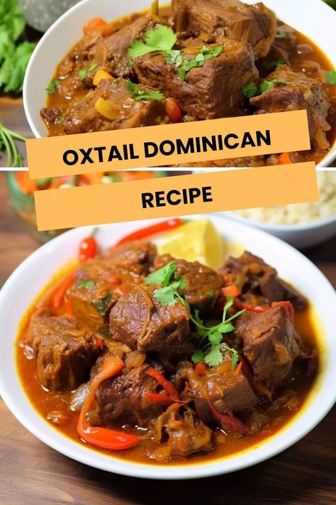 Oxtail Dominican Recipe – Hungarian Chef Dominican Stewed Pork, Ox Tail Recipe Dominican, Cuban Oxtail Recipes, Dominican Oxtail Recipe, Caribbean Oxtail Recipes, Dominican Oxtail, Jamaican Oxtail Recipes, Bahamian Recipes, Oxtails Recipe