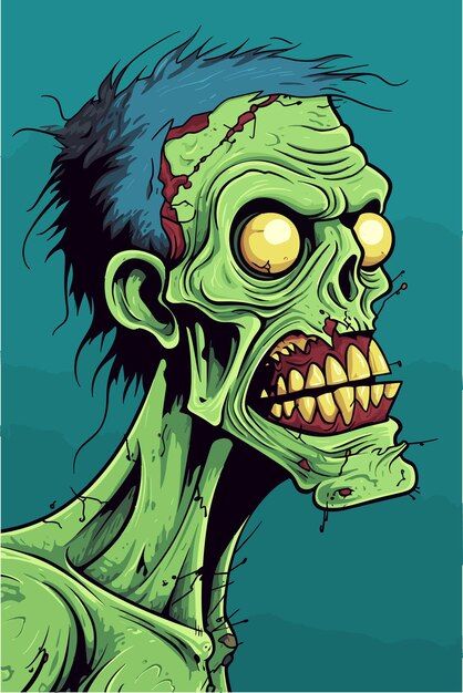 Graffiti Monsters, Horror Sketch, Zombie Drawing, Zombie Vector, Abs Art, Zombie Drawings, Zombie Illustration, Arte Zombie, Cool Images