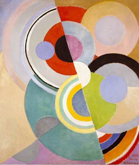 Color and Space: Sonia Delaunay | Form & Force Rhythm Art, Robert Delaunay, Sonia Delaunay, Cubist Art, Avant Garde Art, Abstract Geometric Art, Georges Braque, Circle Art, Piet Mondrian