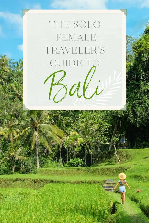 Voyage Bali, Solo Travel Destinations, Bali Travel Guide, Solo Travel Tips, Travel Destinations Asia, Destination Voyage, Solo Female Travel, Bali Travel, Europe Travel Tips