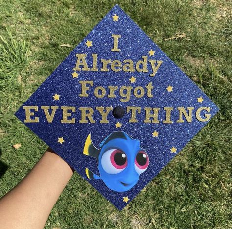 Funny Grad Cap Ideas, Funny Graduation Caps, Grad Cap Designs, Cap Designs, Grad Cap, Every Thing, College Graduation, Graduation Cap, Picnic Blanket