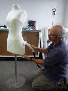 homemade mannequin using Fosshape 600 Mannequin Diy, Custom Dress Form, Museum Storage, Mannequin Dress, Textiles Techniques, Couture Sewing Techniques, Cosplay Tutorial, Body Form, Dress Forms