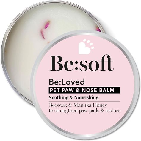 Be:Loved Be:Soft Pet Nose and Paw Balm for Dogs - Natural Cat and Dog Paw Balm | Shea Butter, Beeswax, Vitamin E and Manuka Honey Dog Nose Balm | Nourishing Dog Moisturiser for Dry Skin | 60g Check more at https://condenastinteractive.co.uk/product/beloved-besoft-pet-nose-and-paw-balm-for-dogs-natural-cat-and-dog-paw-balm-shea-butter-beeswax-vitamin-e-and-manuka-honey-dog-nose-balm-nourishing-dog-moisturiser-for-dry-skin-60g/ Paw Balm For Dogs, Dog Nose Balm, Moisturiser For Dry Skin, Dog Paw Balm, Paw Balm, Cat Nose, Life Habits, Homemade Cat, Dog Nose