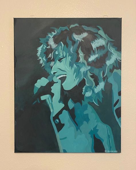 Jon Bon Jovi painting, Jon Bon Jovi, Jon Bongiovi, Bon Jovi, Bon Jovi painting, painting, gouache painting, gouache, gouache on canvas, painting inspo, painting ideas, monochrome, monochromatic, monochromatic painting, green painting, green, emerald green, rock n roll, classic rock, rockstars, rockstar painting Rockstar Painting, Monochromatic Painting, Green Paintings, Jon Bon Jovi, Bon Jovi, Gouache Painting, Classic Rock, Rock N Roll, Canvas