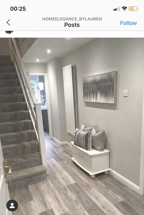 Grey Wall And Floor Living Rooms, Gray Floors With Gray Walls, Gray Flooring Brown Furniture, Light Grey Hardwood Floors Living Room, Grey Living Room Ideas With Fireplace, Light Grey Walls Flooring, Shades Of Gray Paint Living Rooms, Vinyl Flooring Grey Walls, Flooring With Light Gray Walls