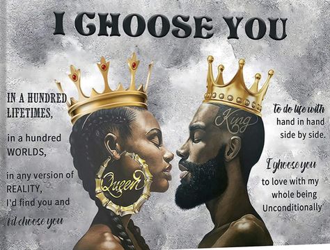 Black Marriage Art, Black Romance Art, Black King And Queen Art, Physical Boundaries, Black Love Artwork, Black Love Quotes, African American Wall Art, Love My Husband Quotes, African Love