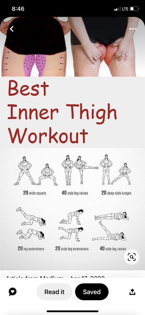 Thigh Workout At Home, Inner Thigh Workouts, Best Inner Thigh Workout, Thigh Workouts, Summer Body Workout Plan, Reduce Thigh Fat, Exercise To Reduce Thighs, Thigh Workout, Inner Thigh Workout