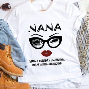 Personalized Nana Shirt Grandma Shirt Blessed Nana Shirt | Etsy Funny Nana Shirts, Nana Shirts Sublimation, Nana Shirt With Grandkids Names, Nana Sweatshirt, Nana T-shirt, Grandma Names, Nana T Shirts, Personalized Grandma Gifts, Nana Shirts