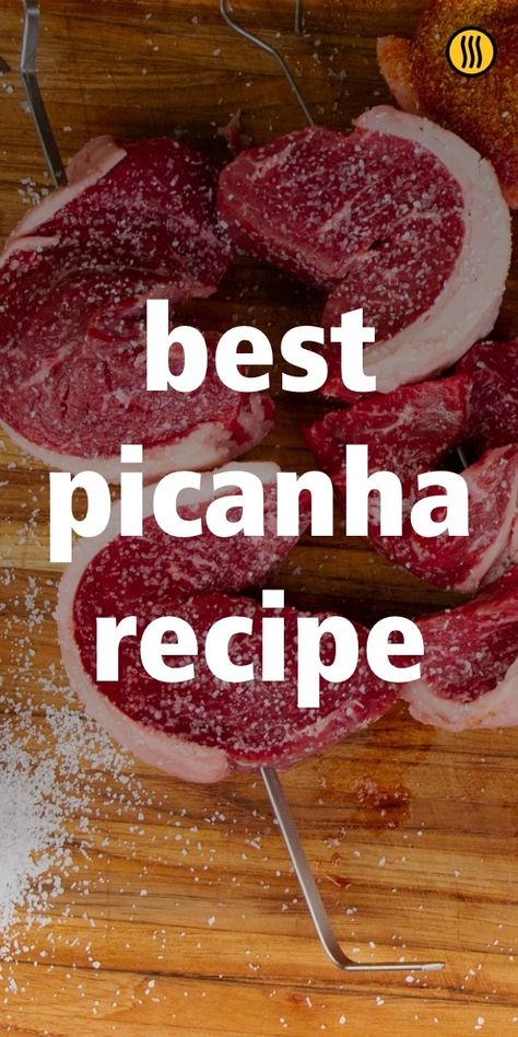 Hugely popular in Brazil, picanha is one of the most flavorful cuts of beef you will find. The beauty of picanha is that it is an impresssive, relatively cheaper cut that can feed plenty. However, Picanha is a pretty thick cut of meat, so managing your temperatures is crucial. Luckily, we have just the steak recipe for you. Not only will you be guided through the recipe step by step, but you’ll also learn some temp tips along the way. #picanha #steak #steakrecipe #thermoworks #thermapen #recipe Brazilian Picanha, Grilled Picanha, Sides For Picanha, Smoked Picanha, Picanha Steak Recipe Air Fryer, Picanha Marinade, Picanha Steak Recipe Grill, Beef Picanha, Picanha Steak