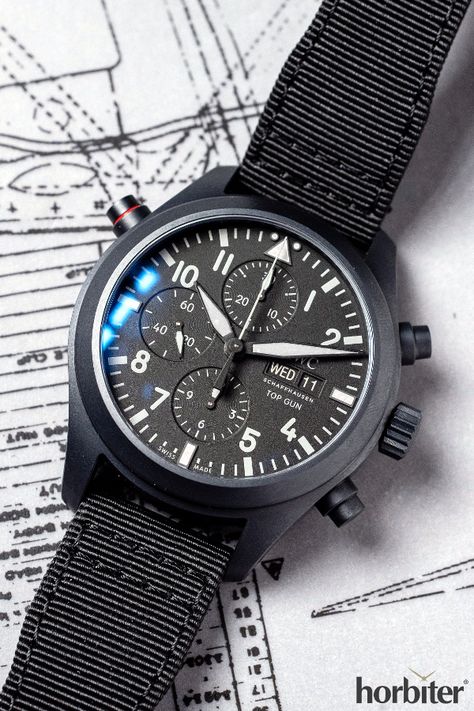 hands-on with the IWC Pilot's Watch Double Chronograph Top Gun Ceratanium™ #iwc #watches #iwcwatches #sihh #topgun Best Kids Watches, Iwc Watches Pilot, Iwc Pilot, Iwc Watches, Pilot Watch, Best Watches For Men, Stylish Watches, Kids Watches, Beautiful Watches