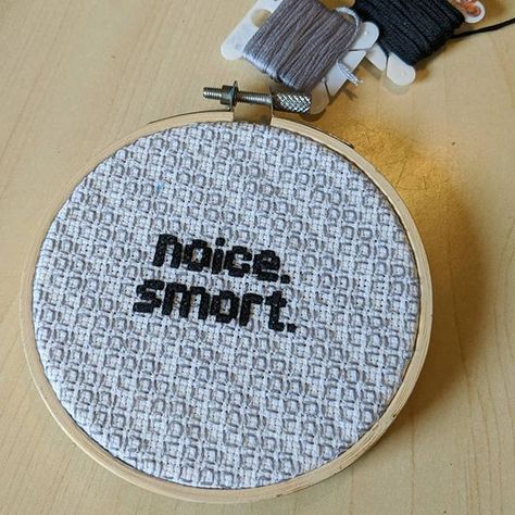 Brooklyn 99, Cross Stitch Funny, Craft Stuff, Brooklyn Nine Nine, No Doubt, Diy Crochet Projects, Awesome Things, Embroidery Inspiration, Diy Crochet