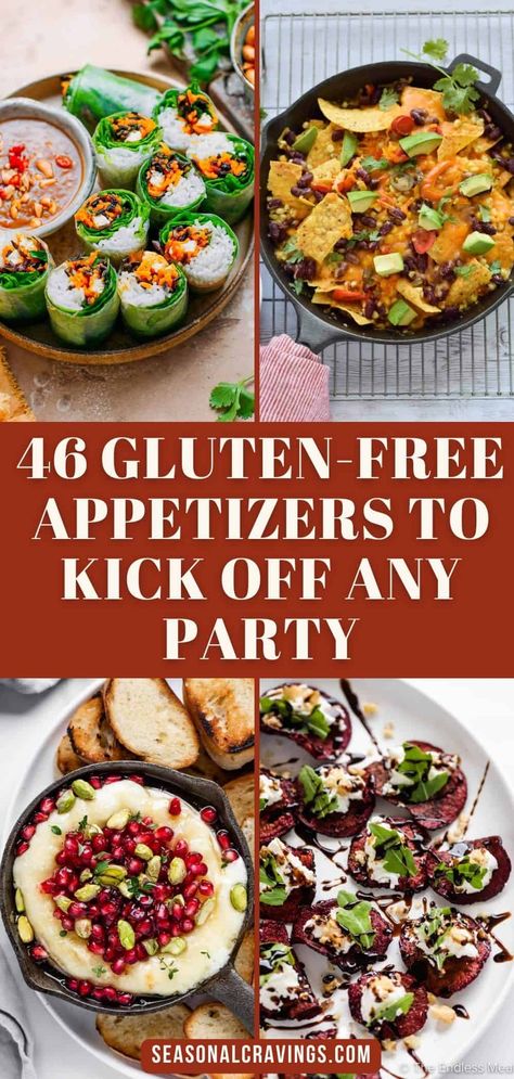 These gluten free appetizers are easy to make and delicious. They are crowd pleasers and no one will know they are gluten free but they will be safe for all your guests. Fall Appetizers Easy, Savoury Finger Food, Best Party Appetizers, Fall Appetizers, Gluten Free Appetizers, Gluten Free Lunch, Appetizers For A Crowd, Recipe Cover, Party Appetizers Easy