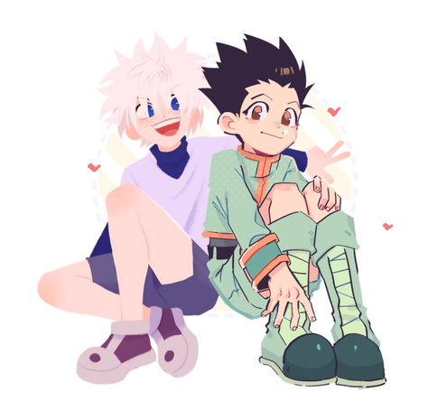 mari @ ten billion percent exhausted on Twitter: "killugon collab with @kqtsuu 🥺👉👈  #hxh… " Gon Killua, Ten Ten, Hunter Hunter, Hunter Anime, Anime Ships, Izuku Midoriya, Hunter X Hunter, Anime Comics, Anime Fanart