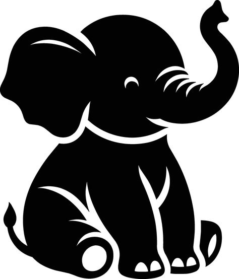 Elephant Icon, Shape Icon, Elephant Shape, Elephant Silhouette, Cricut Design Studio, Animal Stencil, Background Images For Quotes, Pet Logo Design, Backdrop Design