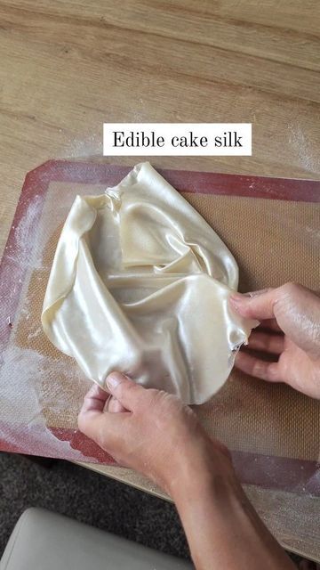 Edible Silk Cake, Edible Silk, Cake Filling Recipes, Birthday Cake Decorating Ideas, Silk Veil, Cake Frosting Recipe, Luxury Cake, Luxury Wedding Cake, Cake Decorating Ideas