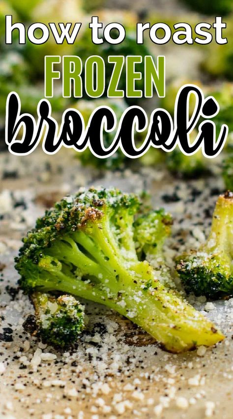 Broccoli Recipes With Frozen Broccoli, Roasted Frozen Broccoli Oven, Oven Roasted Broccoli From Frozen, What To Do With Frozen Broccoli, Skillet Broccoli Recipes, Roasting Frozen Broccoli, Best Way To Cook Frozen Broccoli, Best Frozen Broccoli Recipe, Broccoli Recipes Frozen