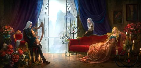 Play for me by anndr Fantasy Bedroom Concept Art, Bedroom Concept Art, Elven Bedroom, Room References, Room Reference, Bedroom Concept, Fantasy Room, Fantasy Bedroom, Artistic Ideas