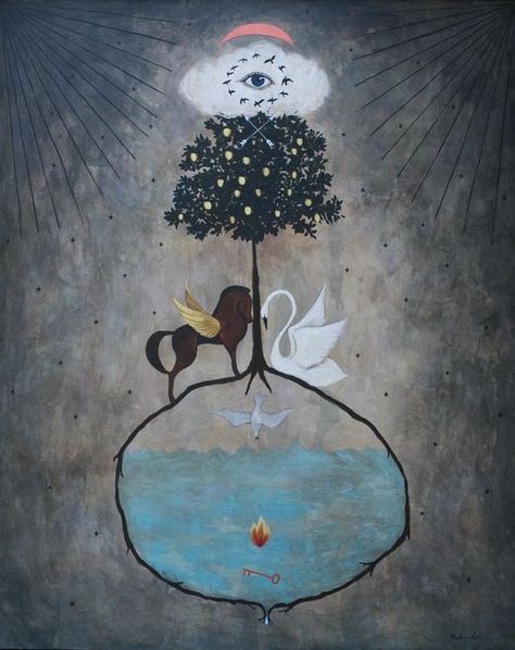 Rebecca Rebouche, Modern Mythology, Animal Symbolism, Carl Jung, Spiritual Art, Art Portfolio, Tree Art, Sacred Geometry, The Conjuring