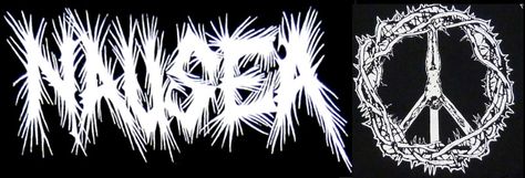 Punk Band Logos, Nausea Band, Venom Band, Antler Crown, Punk Logo, Punk Genres, Patch Ideas, Goth Bands, Band Patches