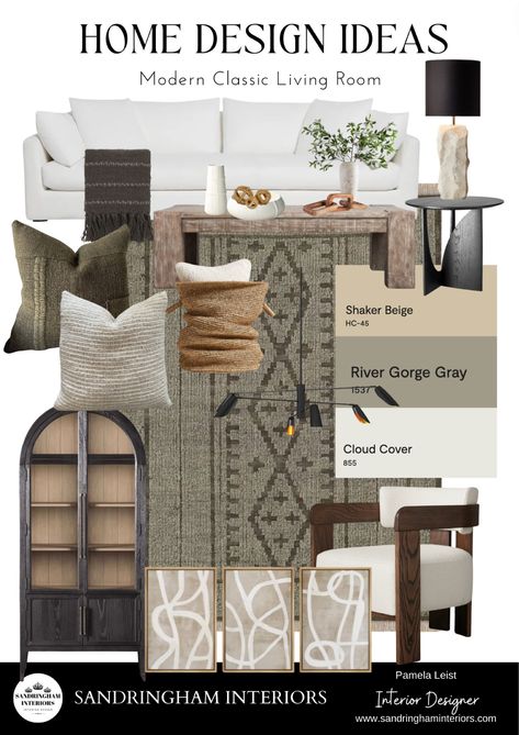 Shop Pismo Throw and other curated products on LTK, the easiest way to shop everything from your favourite creators. Sofa Rustic, Living Room Mood Board, Mood Board Living Room, Modern Classic Living Room, Room Mood Board, Lulu Georgia, Design Boards, Classic Living Room, Crate Barrel