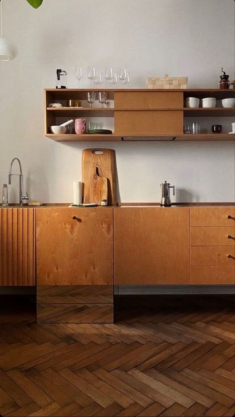 Wood In Kitchen, In Kitchen, Interior Inspo, 인테리어 디자인, Home Decor Kitchen, Interior Design Kitchen, Interior Design Inspiration, House Inspiration, Kitchen Inspirations