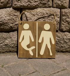 Wc Icon, Pirate Signs, Wc Sign, Lumber Sizes, Mermaid Sign, Nautical Signs, Restroom Sign, Lake Cabin, Nautical Bathrooms