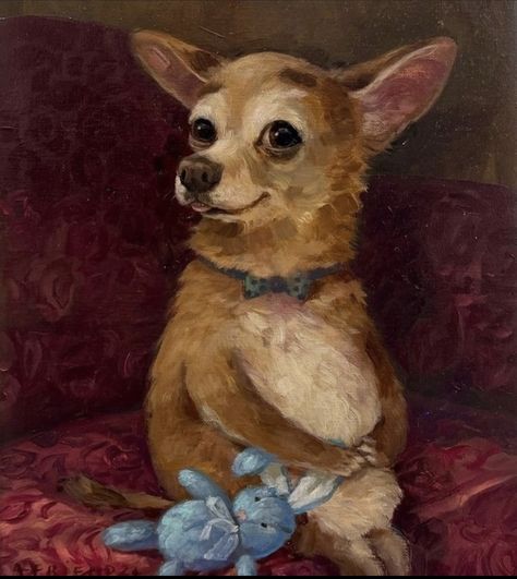 Alison Friend, Night Reception, Pet Portrait Paintings, Friend Painting, Arte Peculiar, Animal Illustration Art, Puppy Art, Whimsical Illustration, Dog Paintings