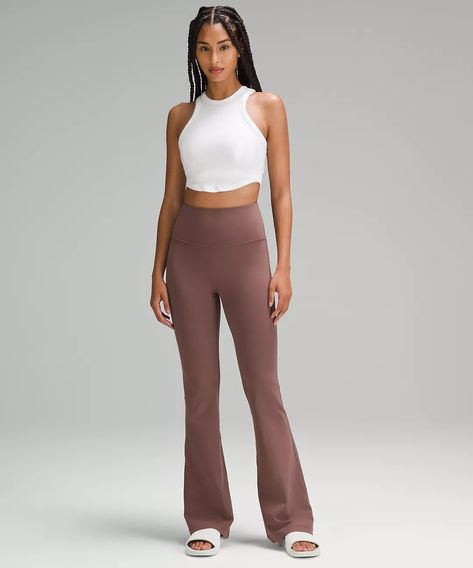 Discover great products at the best prices at Dealmoon. Lululemon Groove Super-High-Rise Flared Pant *Nulu | Women's Pants | lululemon. Price:$118.00 at lululemon Flare Legging, Low Impact Workout, Flared Pants, Lululemon Women, Leggings Shop, Tight Leggings, Outfits With Leggings, Burgundy Red, Concert Outfit