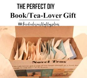 Tea Lovers Gift Basket, Gifts For Tea Lovers, Bff Birthday Gift, Bff Birthday, Tea Diy, Tea And Books, Bookclub Gifts, Tea Lovers Gift, Gifts For Bookworms