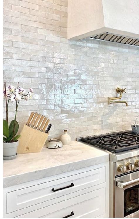 Kitchen Backsplash Inspiration, Zia Tile, Moroccan Zellige, Kitchen Backsplash Designs, Farm Kitchen, Kitchen Inspiration Design, Kitchen Redo, Kitchen Reno, Updated Kitchen