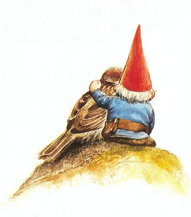 Rien Poortvliet - David de kabouter - a loving memory of my childhood David The Gnome, Elves And Fairies, Fairies Elves, Fairytale Art, Dutch Artists, Caravaggio, Gnome Garden, Fairy Art, Beatrix Potter