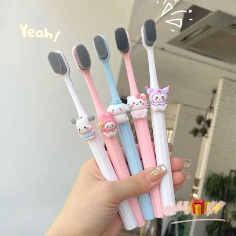 Posting Schedule, Sikat Gigi, Hello Kitty Keychain, Cute School Stationary, Kawaii Cooking, Be Active, Pretty Skin, Teeth Care, Soft Toothbrush