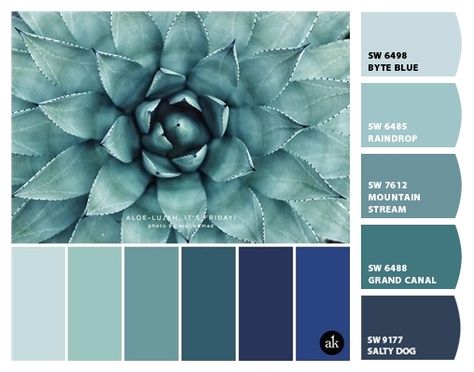 Paint colors from ColorSnap by Sherwin-Williams Green Accent Walls, Blue Accent Walls, Accent Wall Paint, Living Room Decor Colors, Green Paint Colors, Grey Color Palette, Grey Color Scheme, Trendy Living Rooms, Room Paint Colors