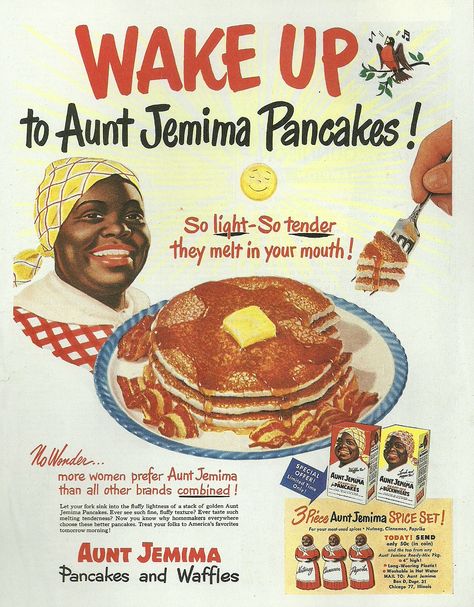 1950s Food.  In America. Aunt Jemima Pancakes, Aunt Jemima, Spice Set, Old Advertisements, Food Ads, Retro Advertising, Retro Ads, Retro Recipes, Pancakes And Waffles