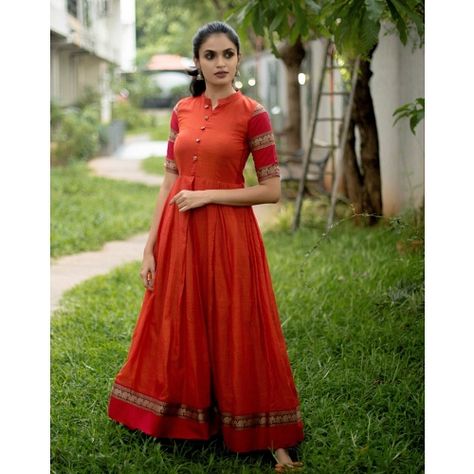 Box Pleated Dress, Kalamkari Dresses, Tuck Dress, Long Gown Design, Frock For Women, Long Kurti Designs, Long Gown Dress, Long Dress Design, Indian Gowns Dresses