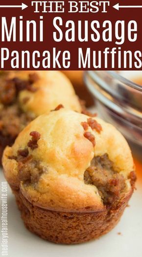 Sausage Pancake Muffins, Whole30 Recipes Breakfast, Menu Sarapan Sehat, Clean Breakfast, Pancake Bites, Pancake Muffins, Breakfast Bites, Best Breakfast Recipes, Breakfast Muffins