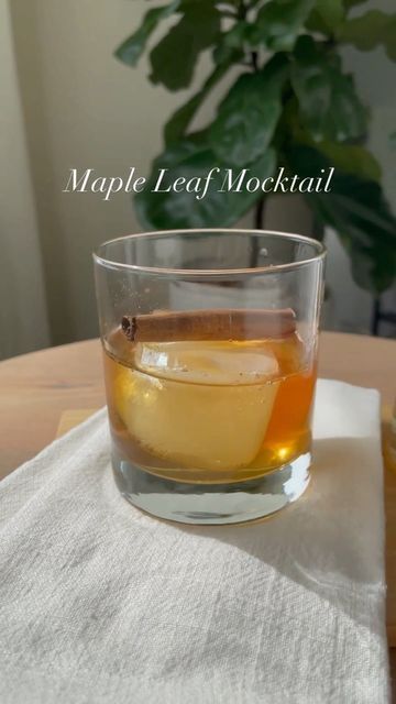 Ritual Zero Proof, Mocktail Recipe, Fancy Food, Cinnamon Sugar, Mocktails, Fun Drinks, Maple Syrup, Fall Recipes, Food Hacks