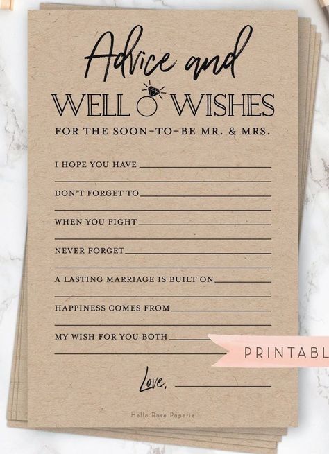 Elopement Bridal Shower Ideas, Couples Shower Checklist, Couple Shower Activities, His And Her Wedding Shower Ideas, Wedding Indoor Activities, Wedding Activities For Bride And Groom, Rustic Couples Shower Ideas, Fun Couples Shower Games, Bridal Shower Advice Ideas