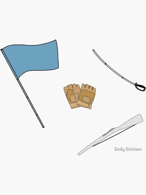 "Color Guard pack" Sticker for Sale by Emily Erickson | Redbubble Color Guard Drawings, Color Guard Stickers, Color Guard Aesthetic, Guard Aesthetic, Colour Guard, Recruitment Poster, Winter Guard, Fundraiser Ideas, Christmas Board