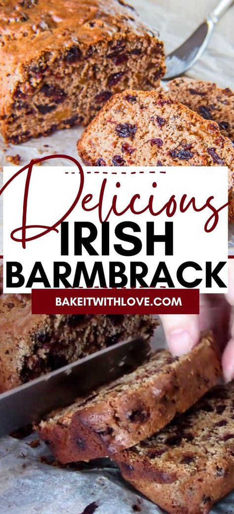 Barmbrack Bread, Barmbrack Recipe, Irish Barmbrack, Bread Without Yeast, Irish Recipes Authentic, Irish Bread, Irish Desserts, Irish Cooking, Welsh Recipes