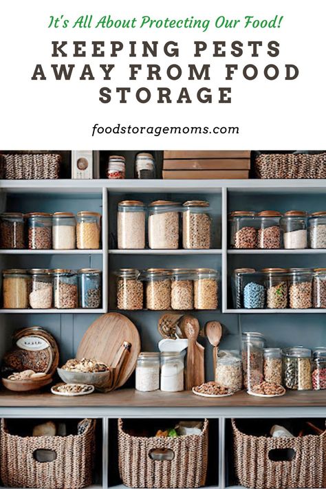 Pests such as rats, mice, and other rodents along with insects are a major nuisance when it comes to food storage. They can contaminate your food and spread disease, causing hundreds of dollars in damages from that food contamination. Mouse Proof Pantry, Rodent Proof Food Storage, Cottage Core Food, Food Contamination, Vintage Skills, Traditional Homemaking, Pasta Storage, Storing Vegetables, How To Store Potatoes