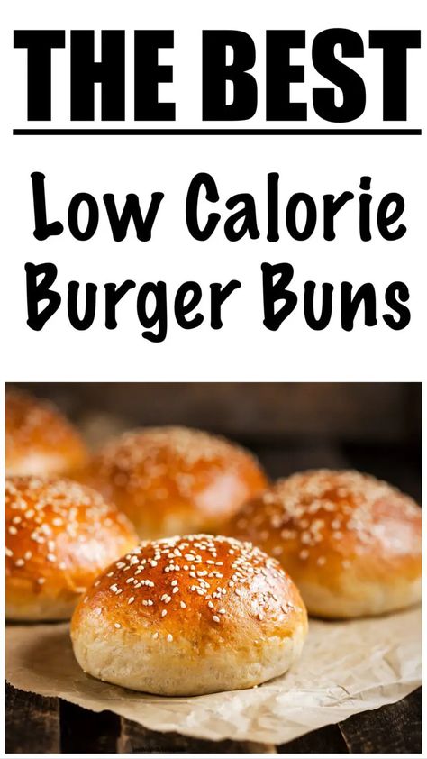 Healthy Buns For Burgers, Almond Flour Burger Buns, Low Cal Burgers, Low Calorie Burger Bun Recipe, Low Calorie Burger Bun, Low Calorie Hamburger Buns, Healthy Burger Buns Recipe, Healthy Hamburger Buns, Low Calorie Buns Recipe