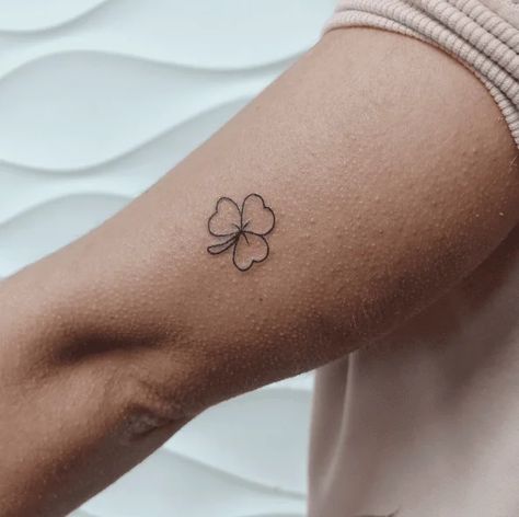 35+ Shamrock Tattoo Ideas To Bring You The Luck Of The Irish! Green Shamrock Tattoo, Shamrock Outline Tattoo, Unique Irish Tattoos, Shamrock Tattoo Ideas, Leprechaun Tattoo Ideas, Simple Shamrock Tattoo, Dainty Irish Tattoos For Women, Fine Line Shamrock Tattoo, Shamrock Tattoo Design